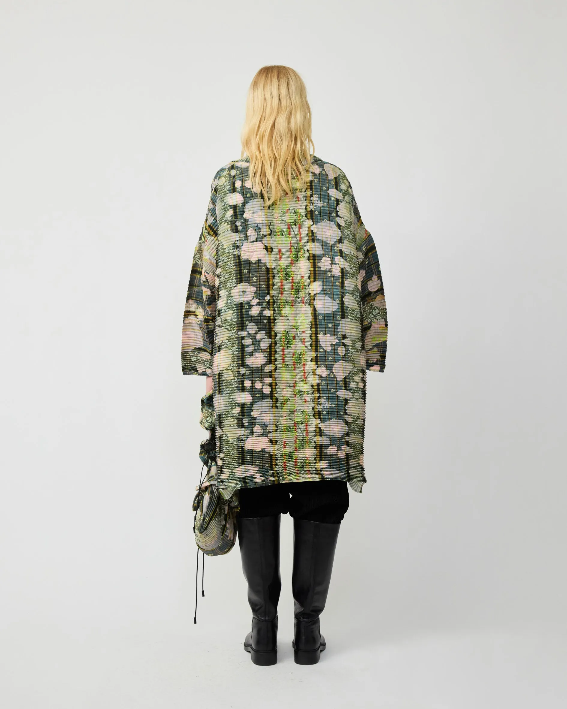 JOHAN HANDPLEATED COAT IN BRUNO sold by Julia Heuer product image thumbnail 3