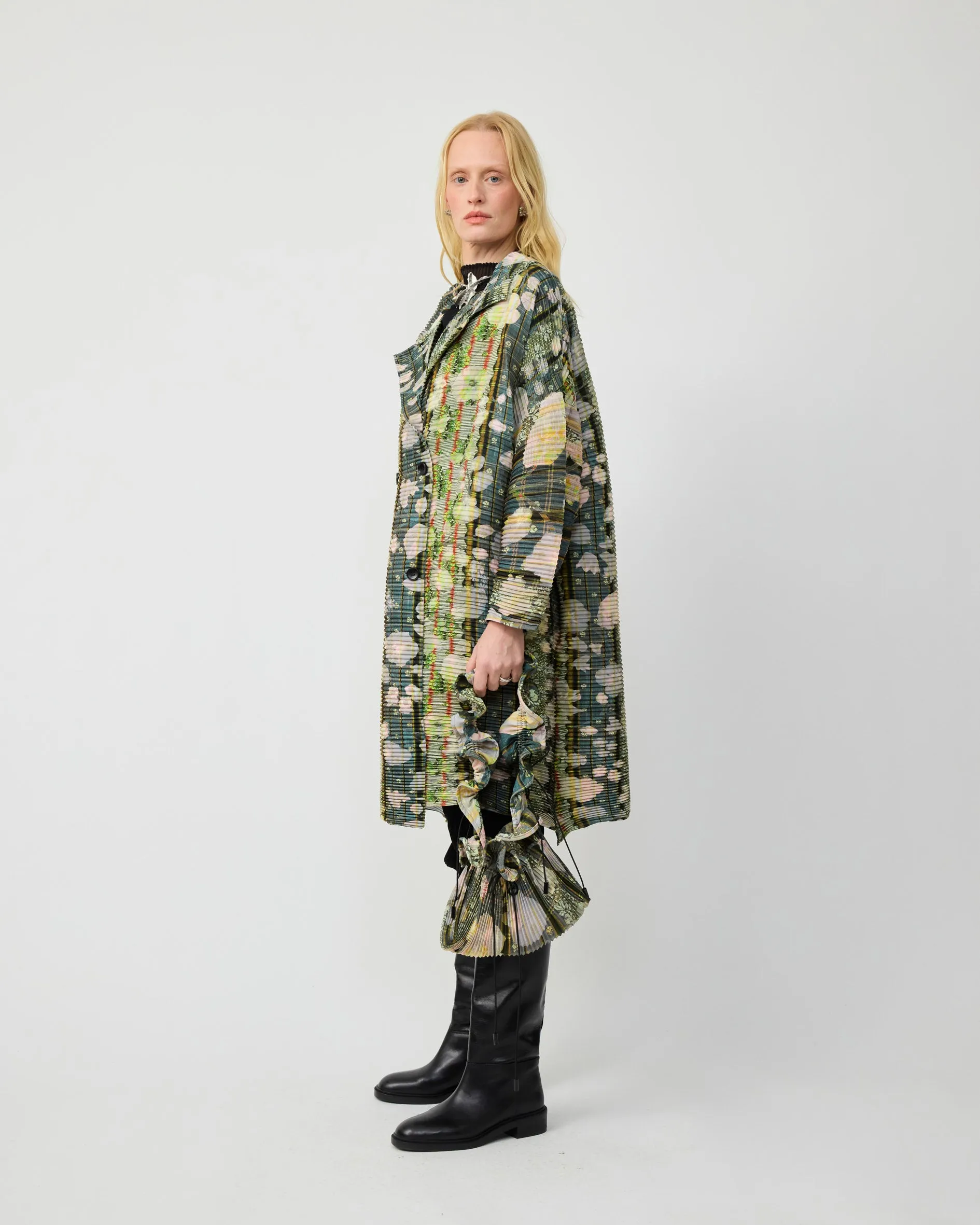 JOHAN HANDPLEATED COAT IN BRUNO sold by Julia Heuer product image thumbnail 2