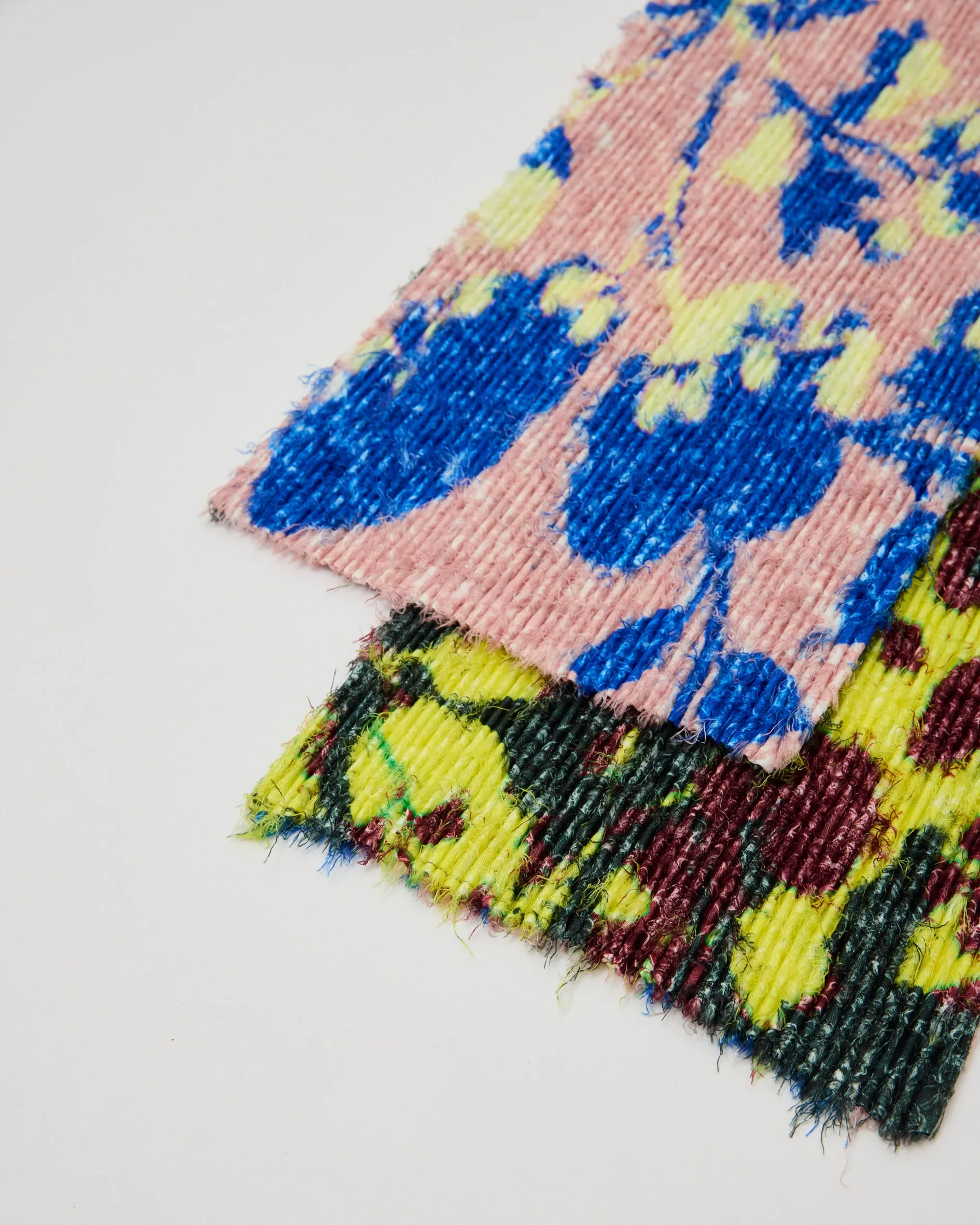 BOA PLEATED FURRY SCARF IN PATCHWORK INGRID sold by Julia Heuer product image thumbnail 3