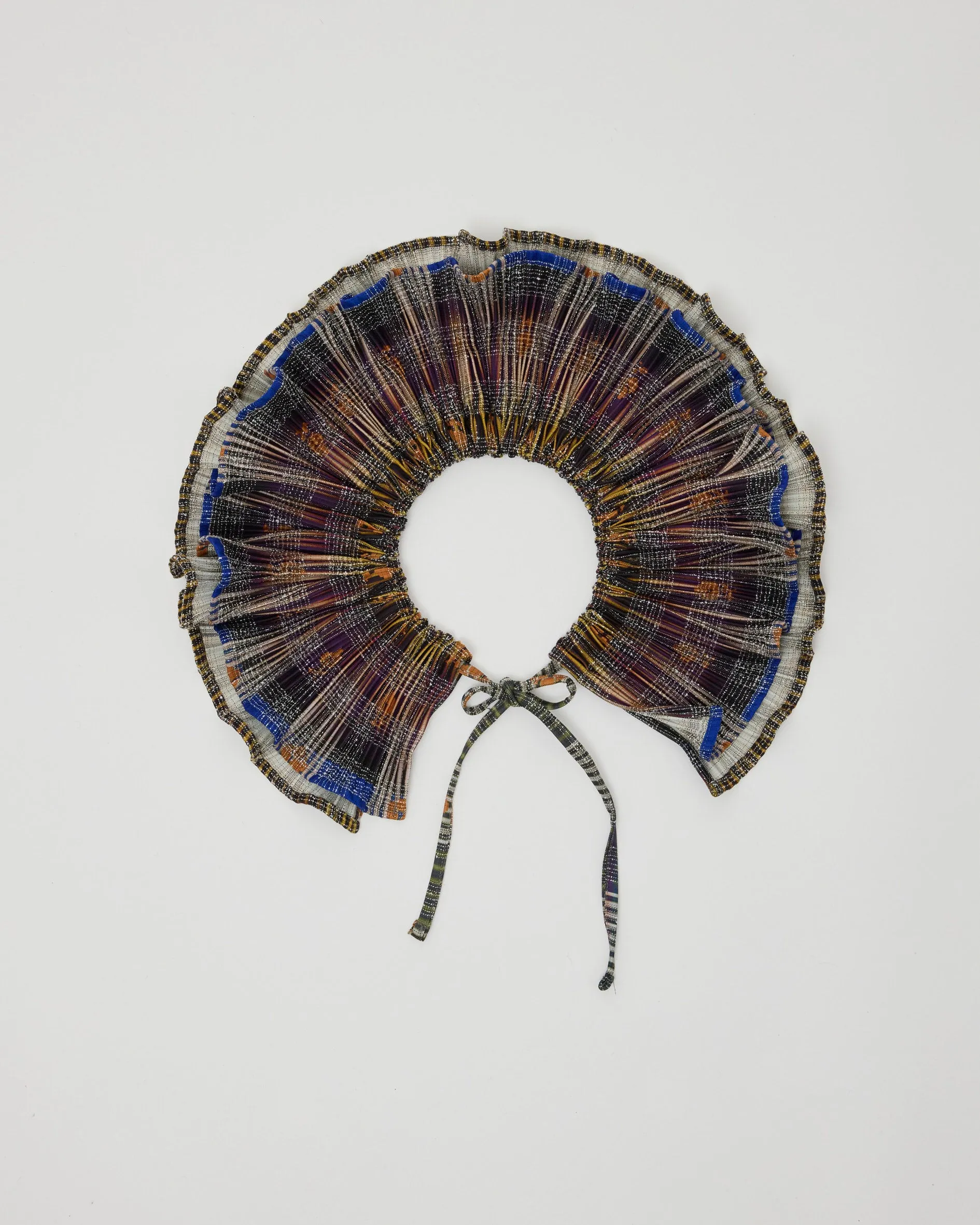 WINNIE PLEATED TARTAN COLLAR IN HELGE sold by Julia Heuer