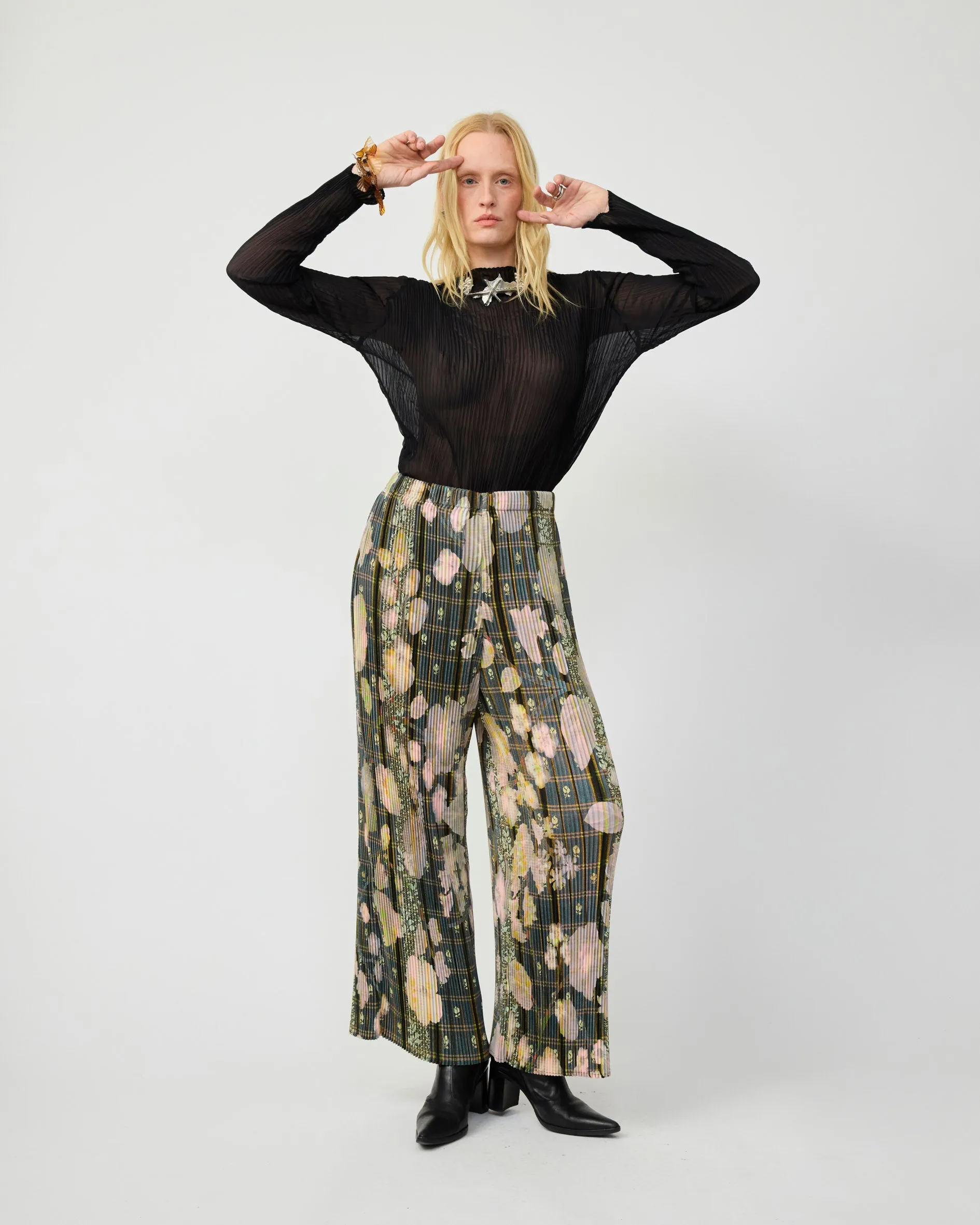 -JACK PLEATED TROUSERS IN BRUNO sold by Julia Heuer product image thumbnail 4