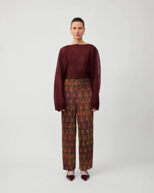 JACK PLEATED TROUSERS IN EARTHY ROMAN sold by Julia Heuer