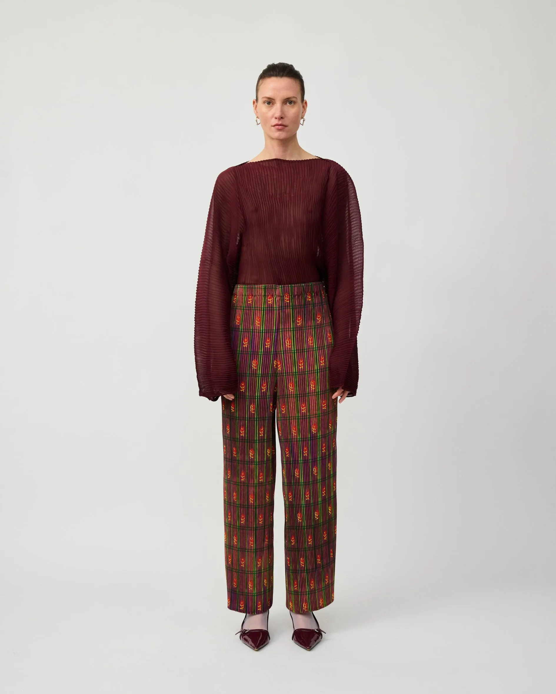 JACK PLEATED TROUSERS IN EARTHY ROMAN sold by Julia Heuer