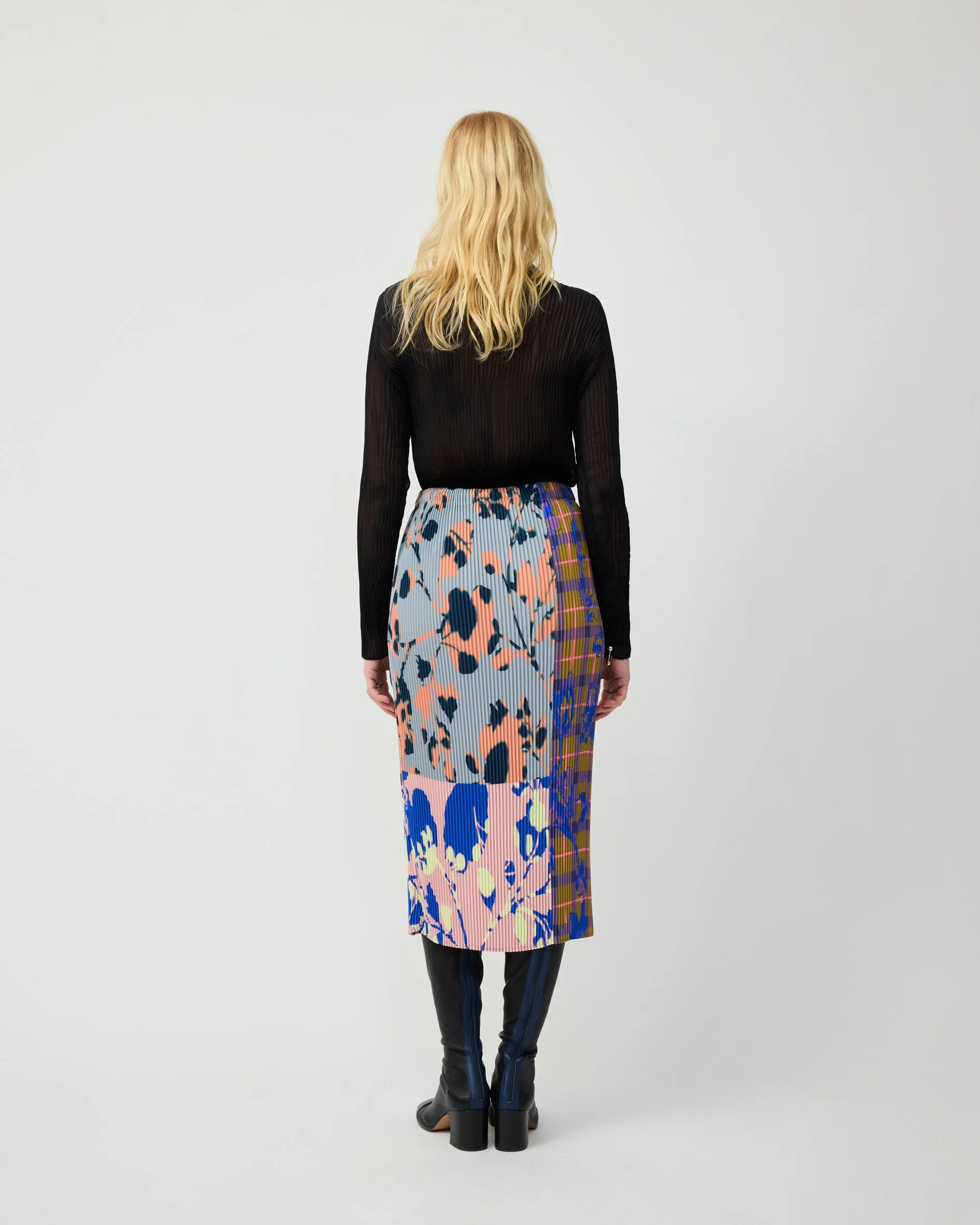 EKKE PLEATED SKIRT IN PATCHWORK INGRID sold by Julia Heuer product image thumbnail 3