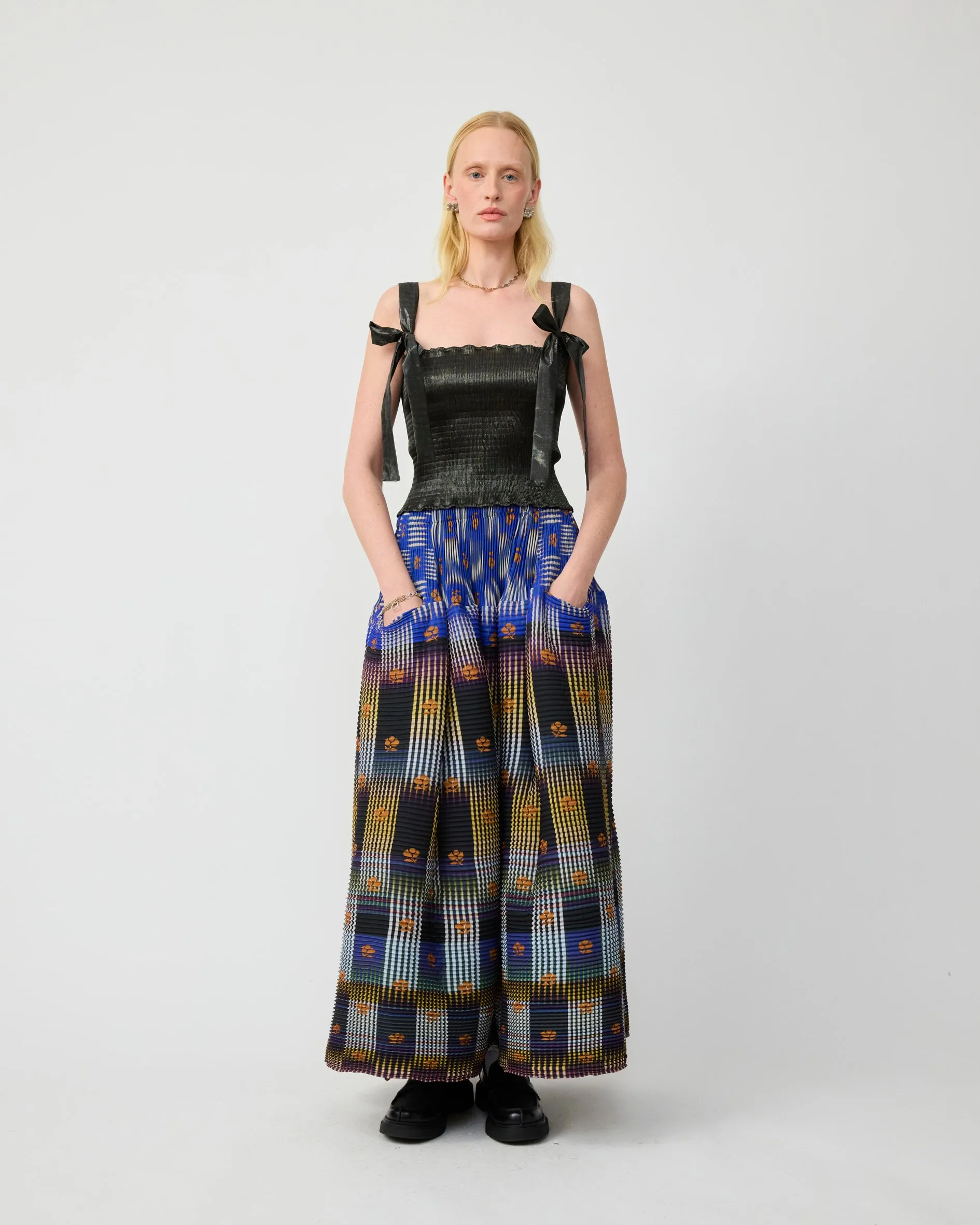 KENZA HANDPLEATED SKIRT IN HELGE sold by Julia Heuer
