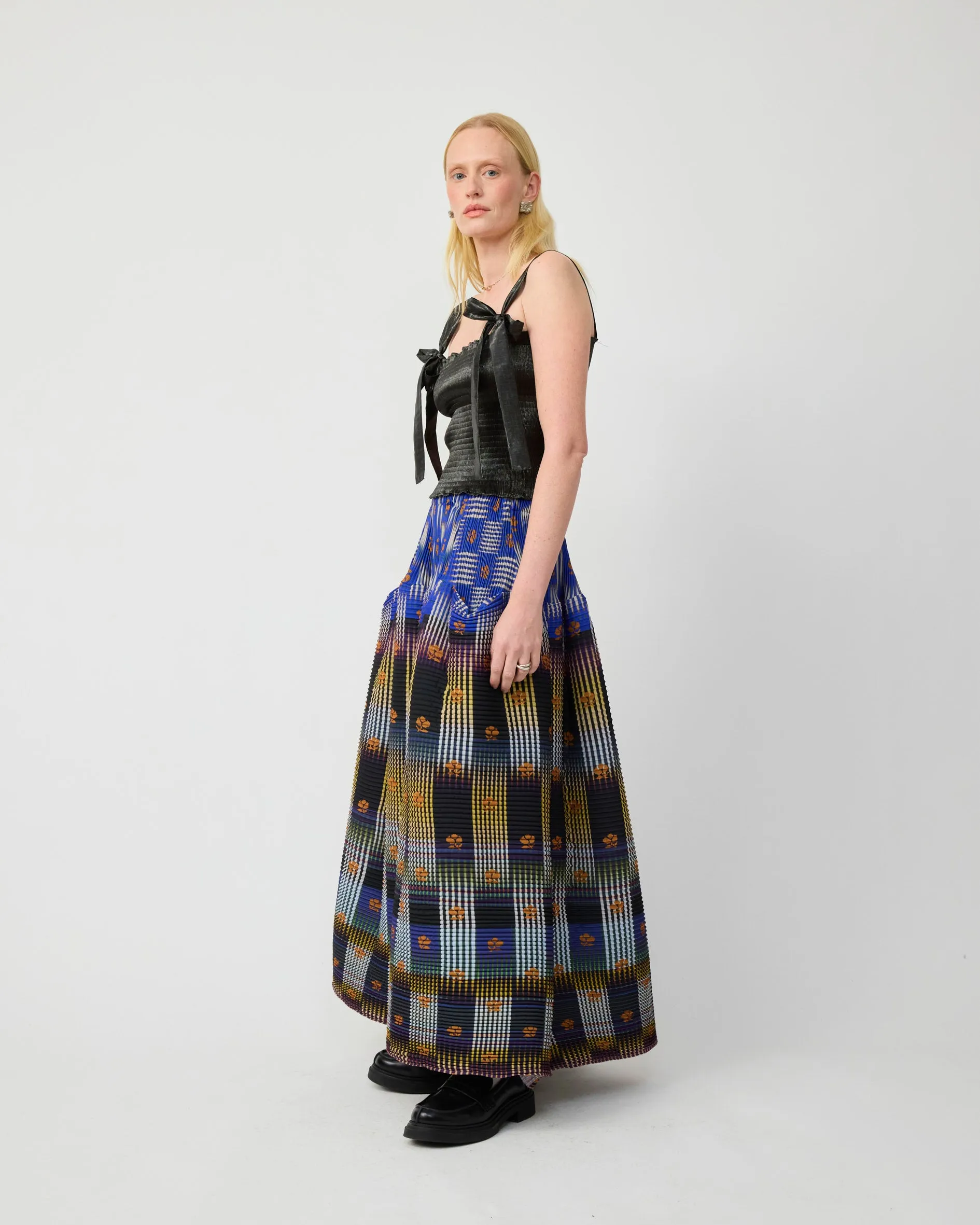 KENZA HANDPLEATED SKIRT IN HELGE sold by Julia Heuer product image thumbnail 2