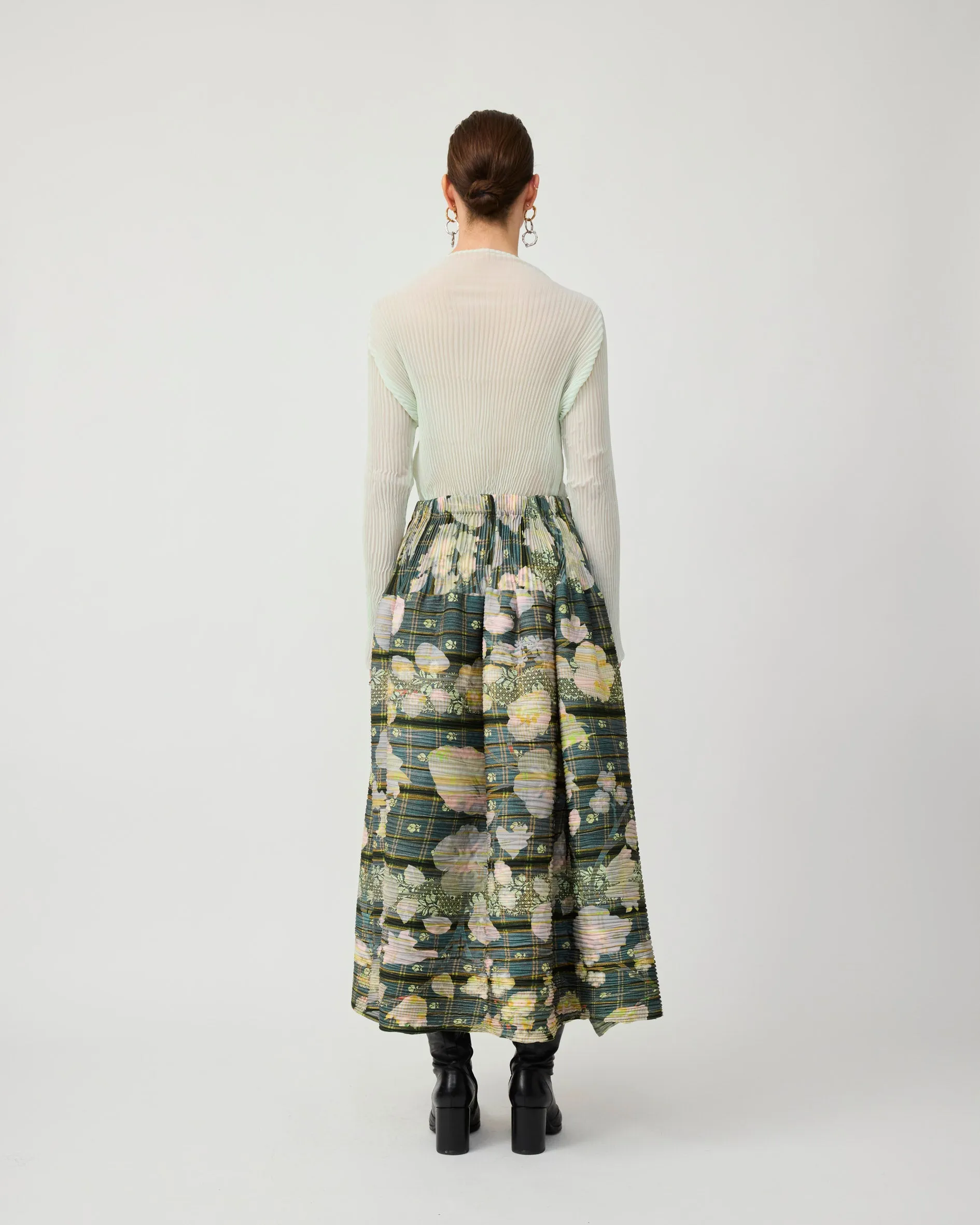 KENZA HANDPLEATED SKIRT IN BRUNO sold by Julia Heuer product image thumbnail 3
