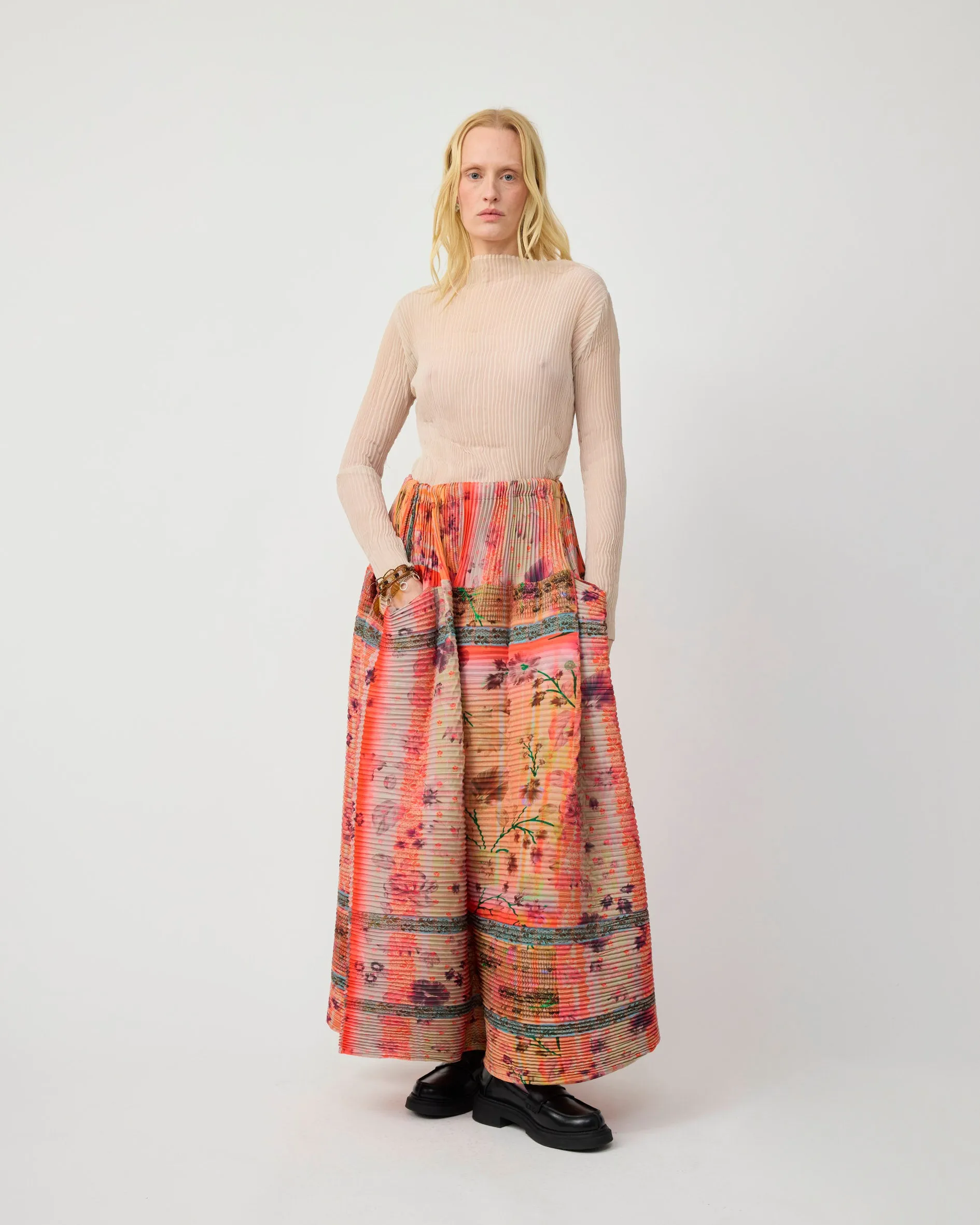 KENZA HANDPLEATED SKIRT IN BIRTE sold by Julia Heuer