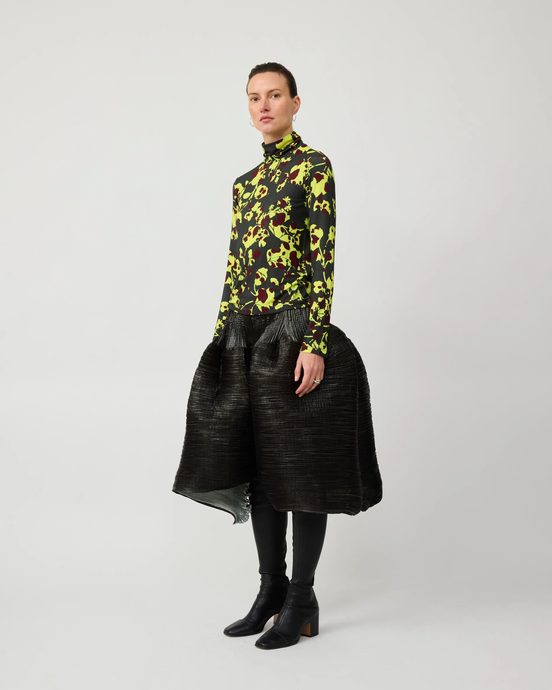 GABI JERSEY TOP IN ELECTRIC INGRID sold by Julia Heuer product image thumbnail 2