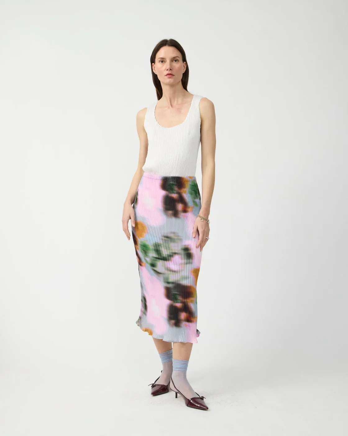 Milla Pleated Skirt in Maris sold by Julia Heuer product image thumbnail 5