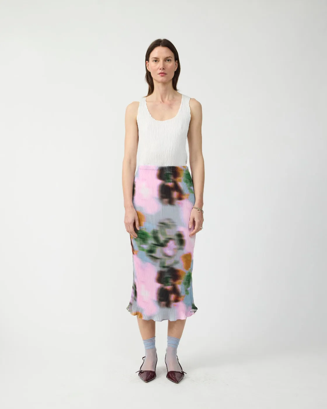 Milla Pleated Skirt in Maris sold by Julia Heuer product image thumbnail 2