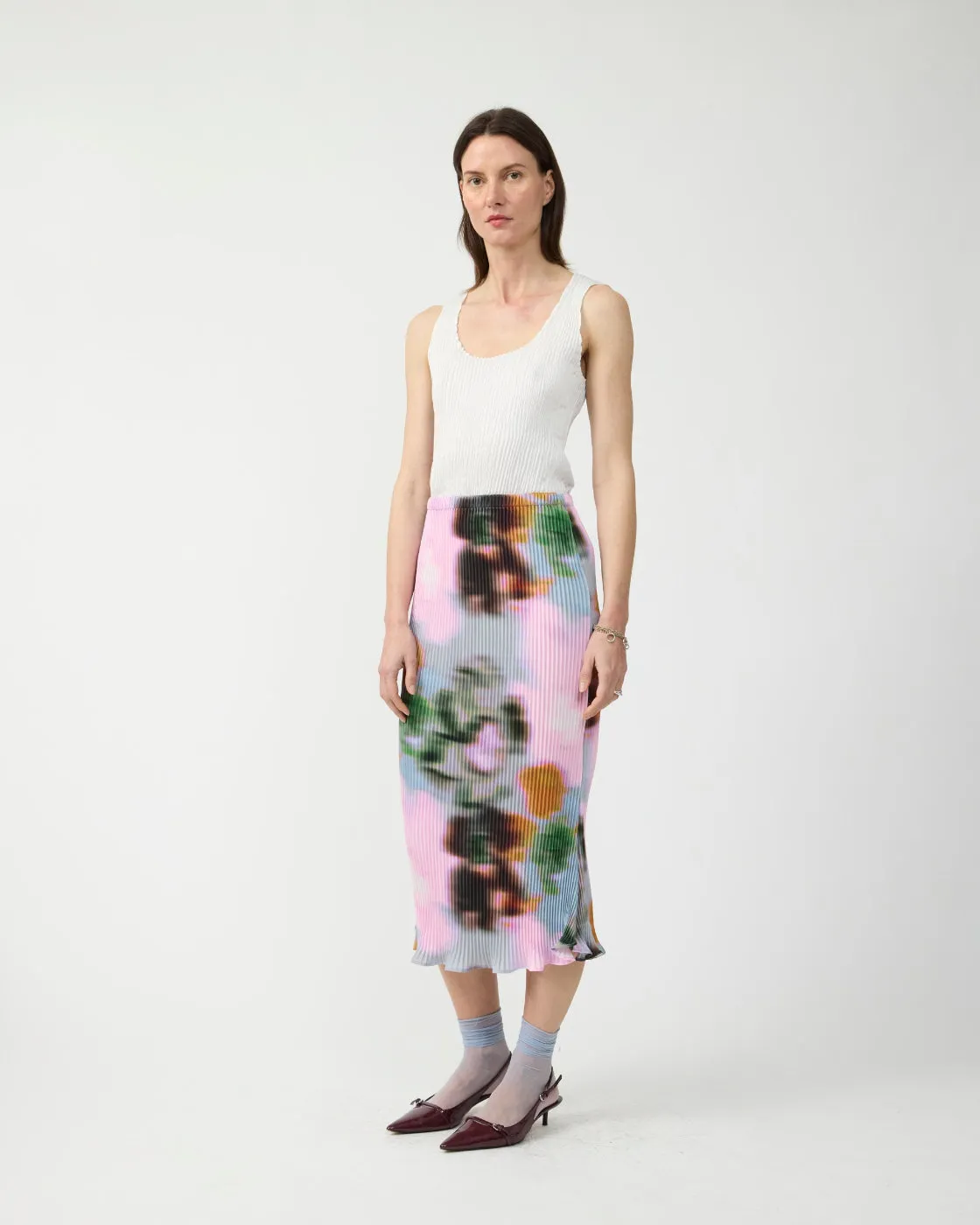 Milla Pleated Skirt in Maris sold by Julia Heuer product image thumbnail 3