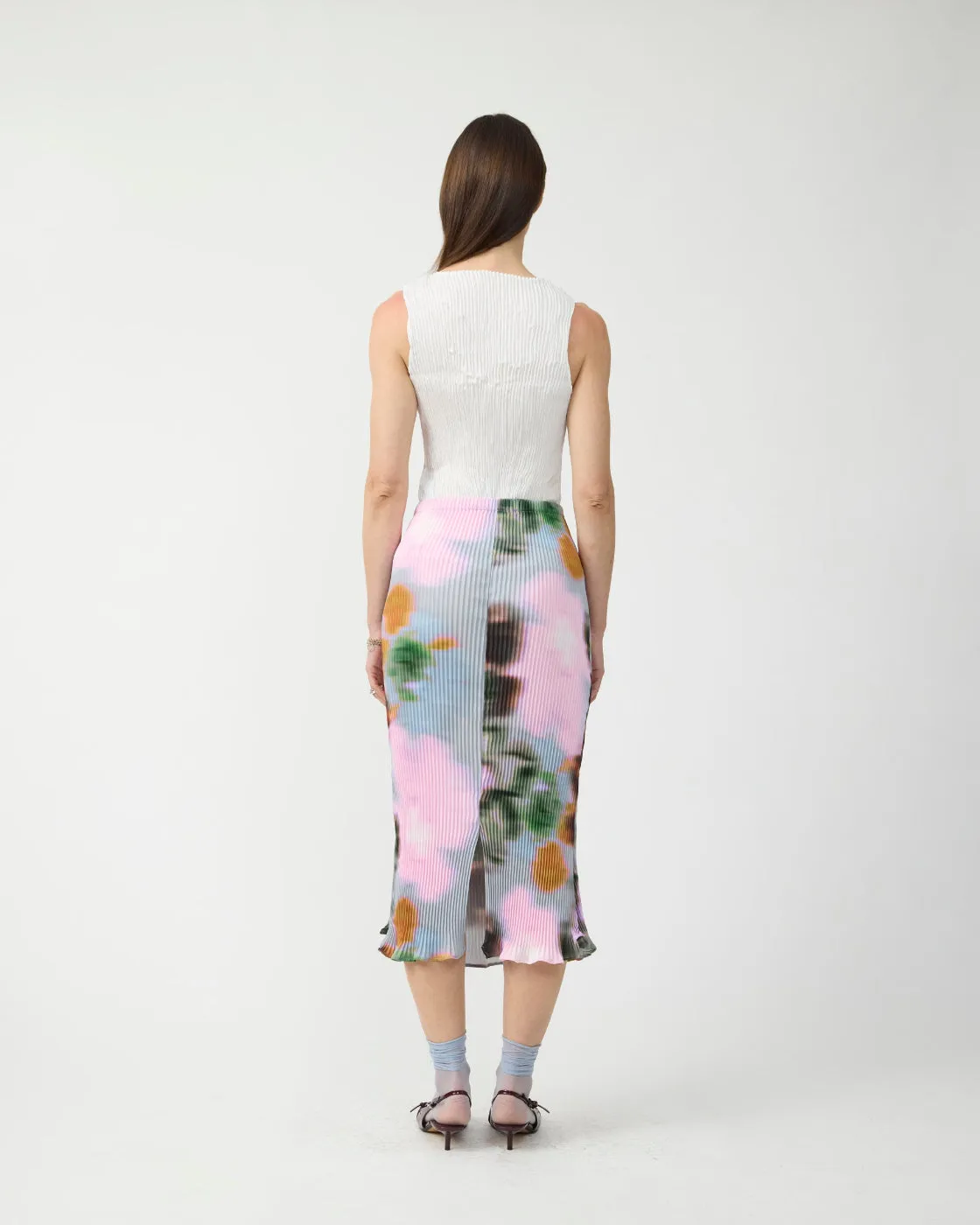 Milla Pleated Skirt in Maris sold by Julia Heuer product image thumbnail 4