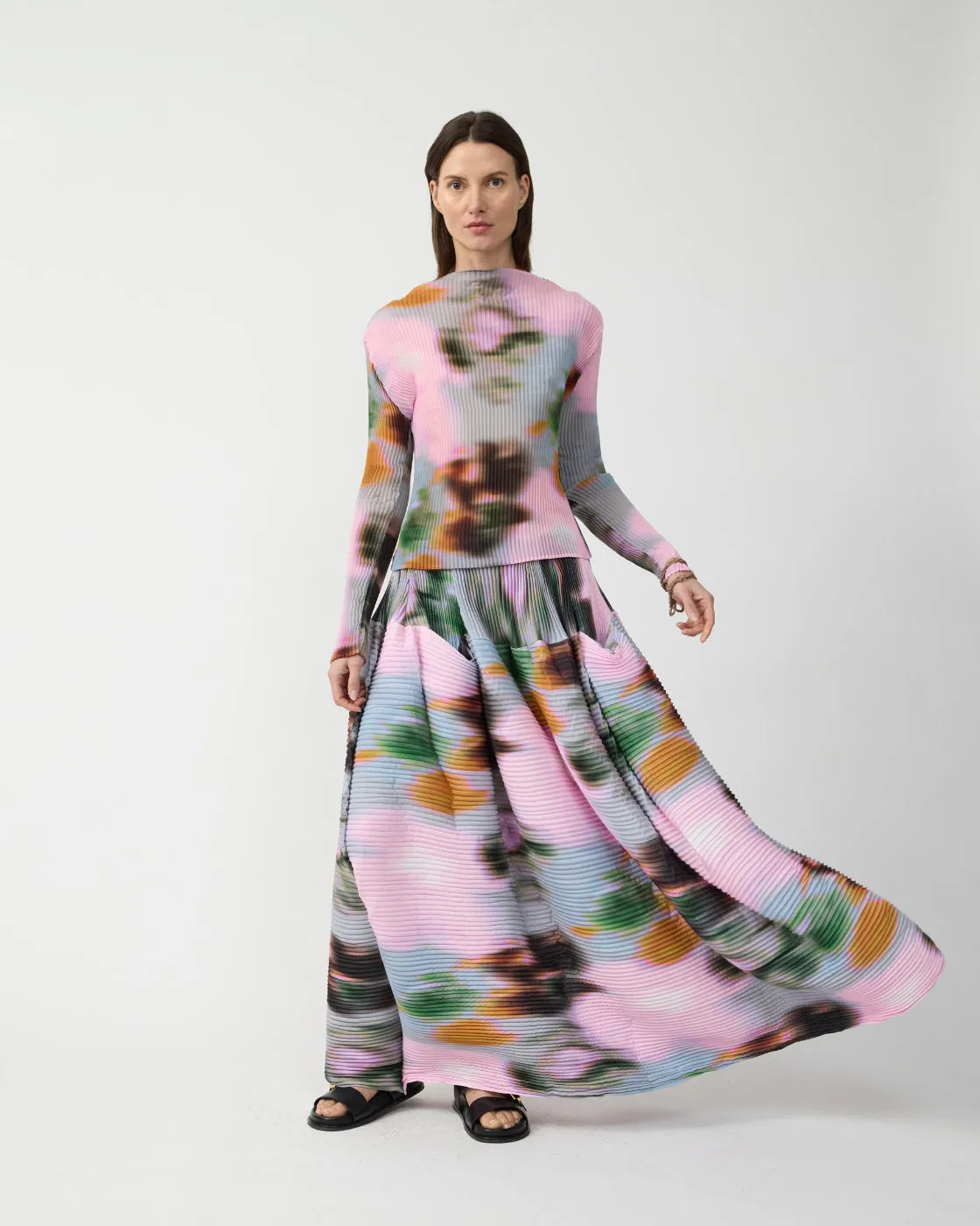 Lee Pleated Top in Maris sold by Julia Heuer product image thumbnail 5