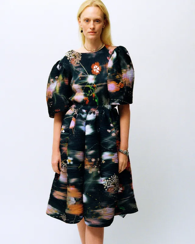 Swani Handpleated Dress in Frances made by Julia Heuer