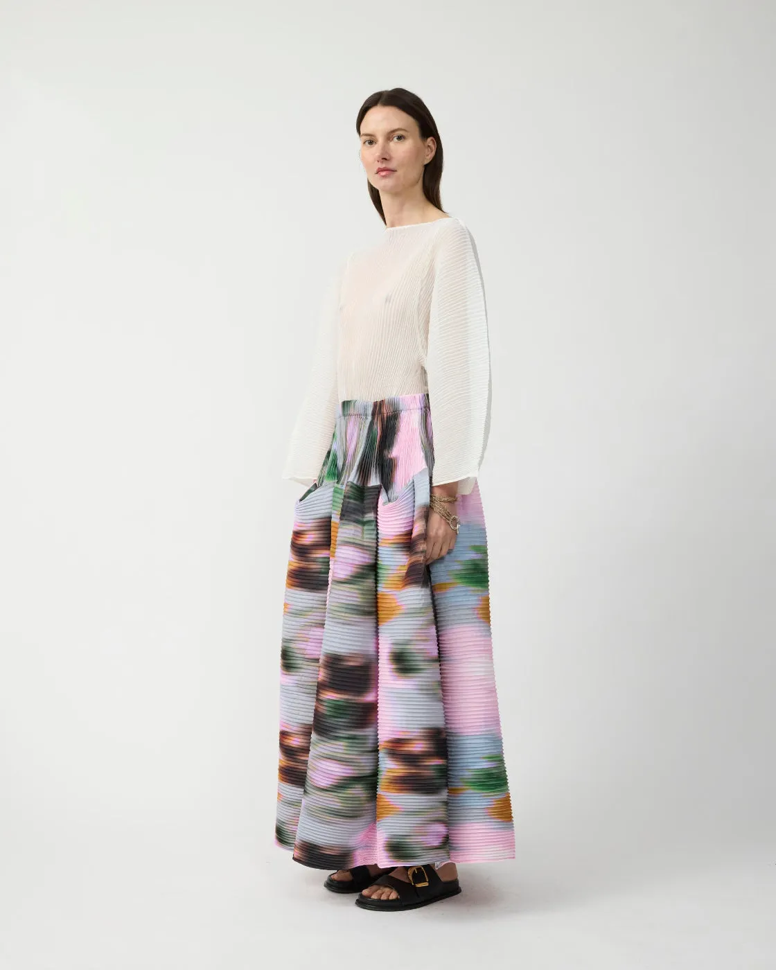 Kenza Handpleated Skirt in Maris sold by Julia Heuer product image thumbnail 4