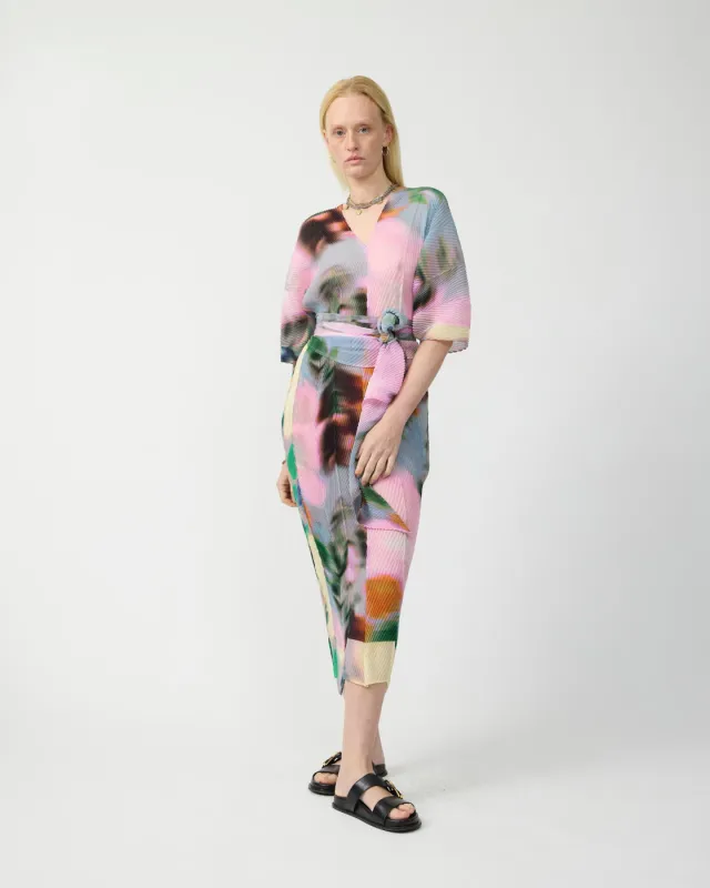 Stacy Handpleated Kaftan in Maris made by Julia Heuer