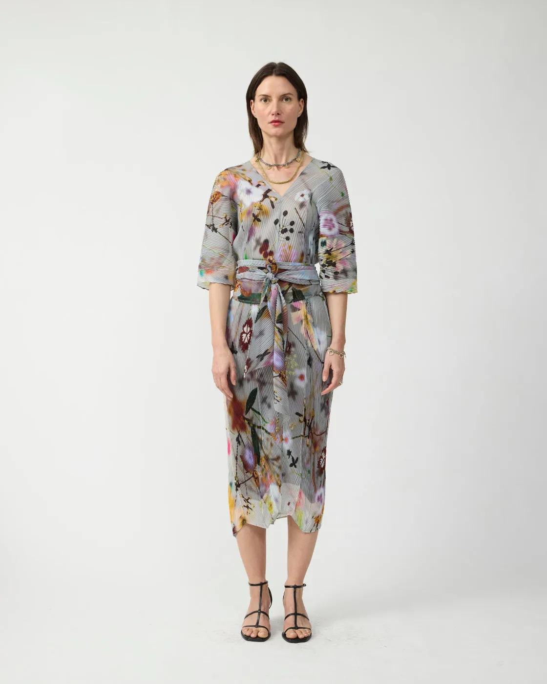 Stacy Handpleated Kaftan in Frances sold by Julia Heuer