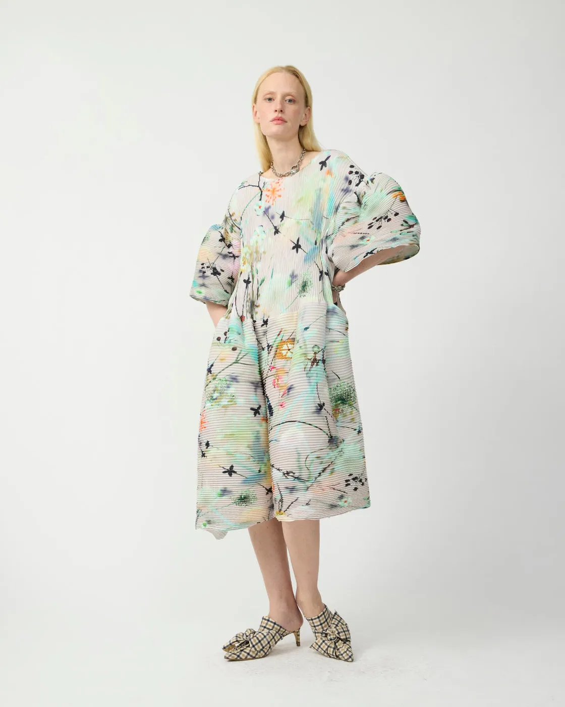 Thekla Handpleated Dress in Frances sold by Julia Heuer product image thumbnail 5