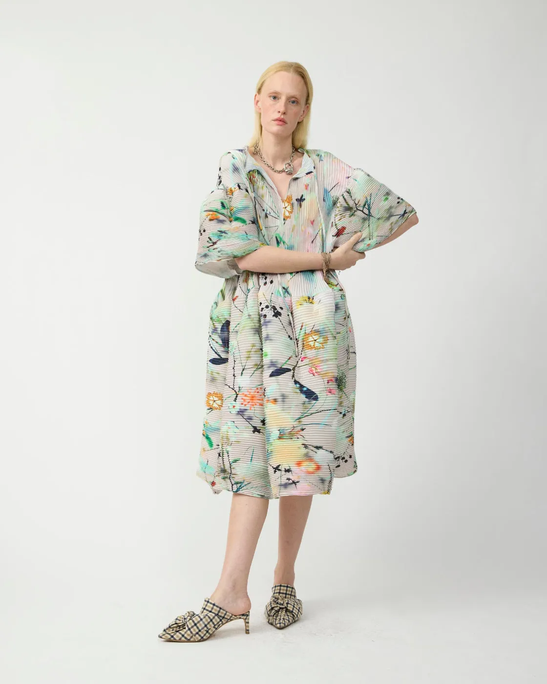 Thekla Handpleated Dress in Frances sold by Julia Heuer