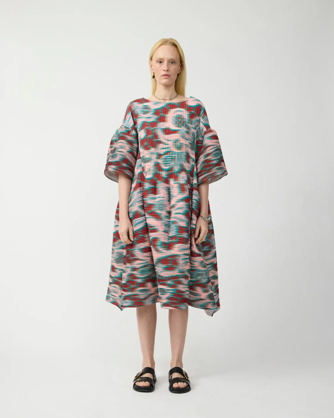 Thekla Handpleated Dress in Gallia sold by Julia Heuer