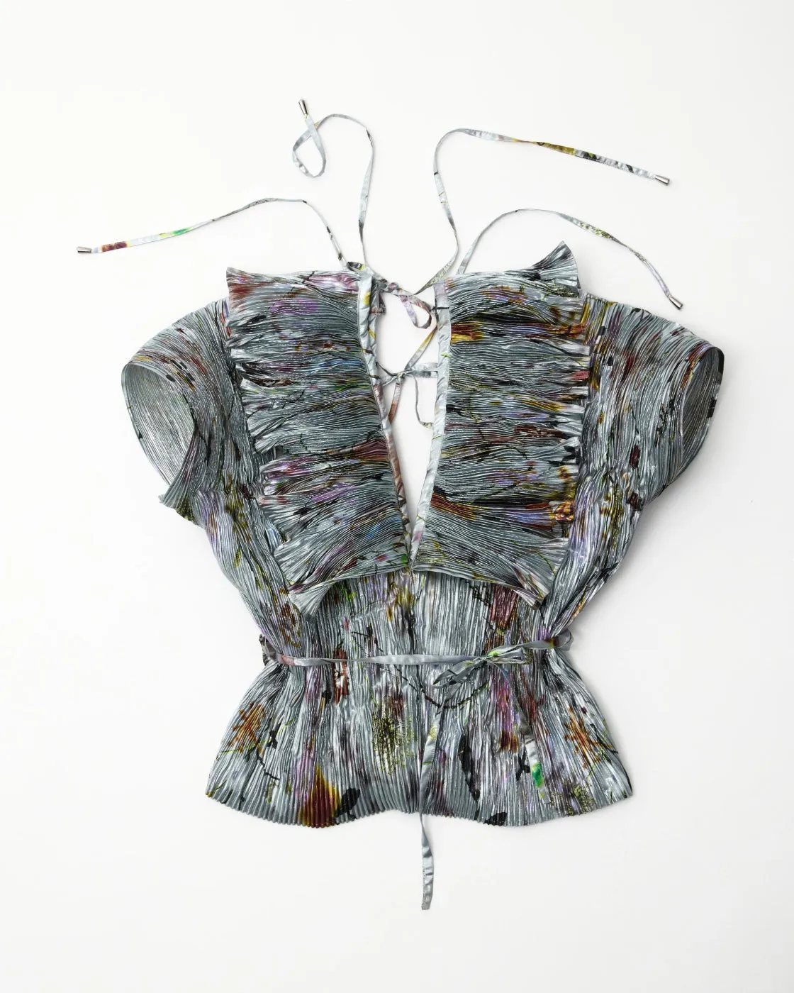 Marcia Handpleated Top in Metallic Frances sold by Julia Heuer product image thumbnail 5