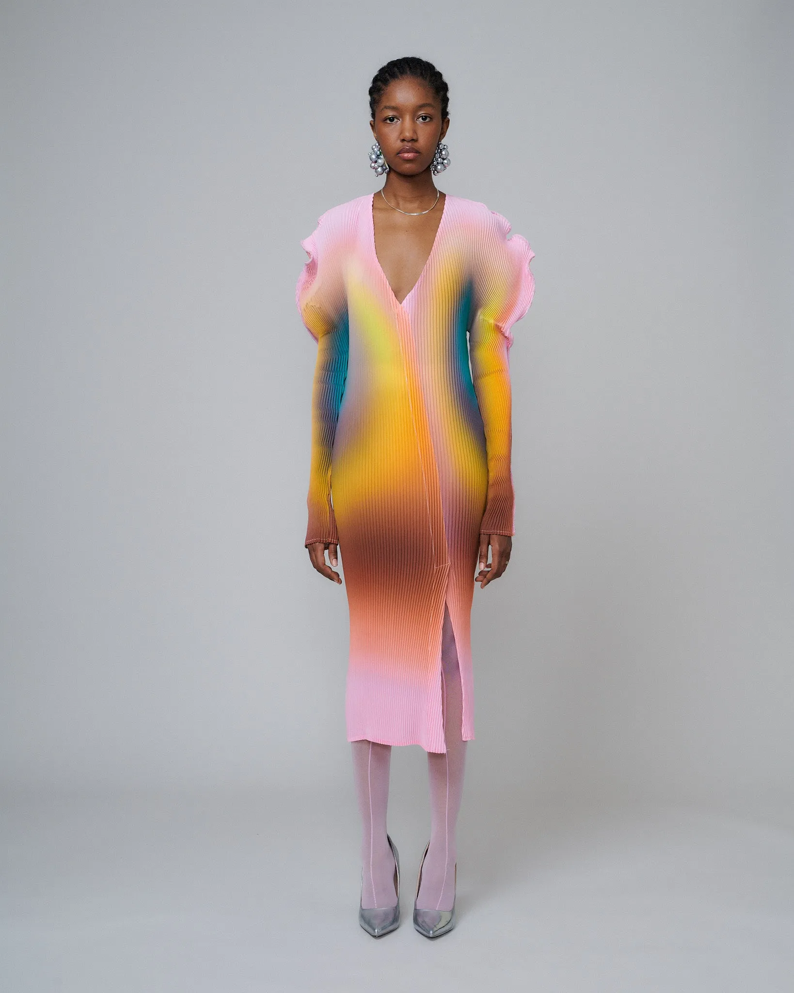 Sander Dress in Pink Rain sold by Julia Heuer product image thumbnail 4
