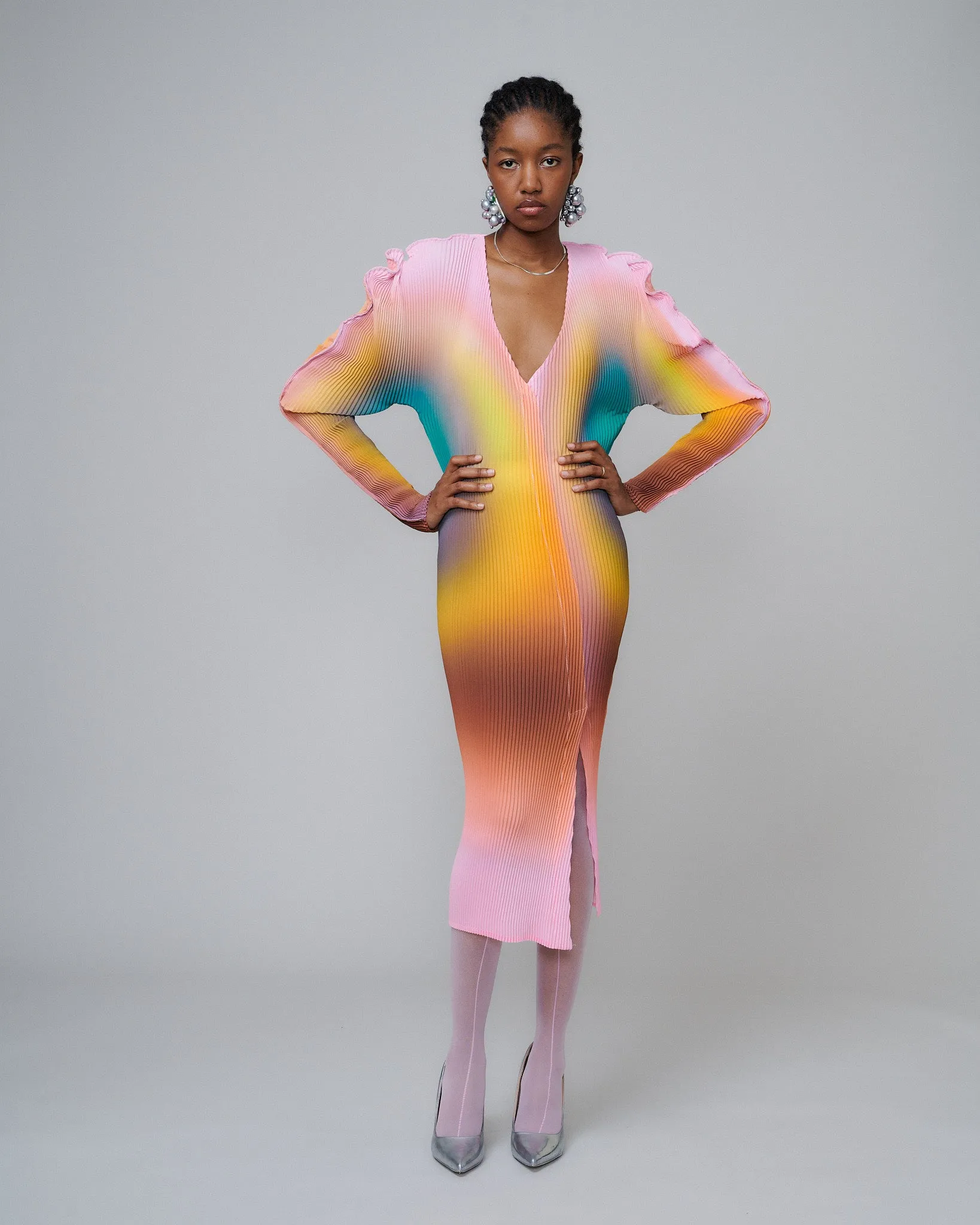 Sander Dress in Pink Rain sold by Julia Heuer product image thumbnail 3