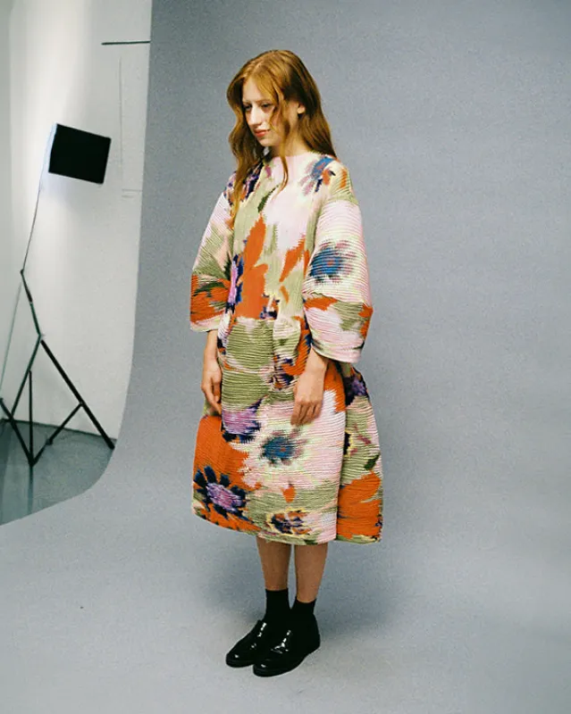 Pax Handpleated Dress in Gundula made by Julia Heuer