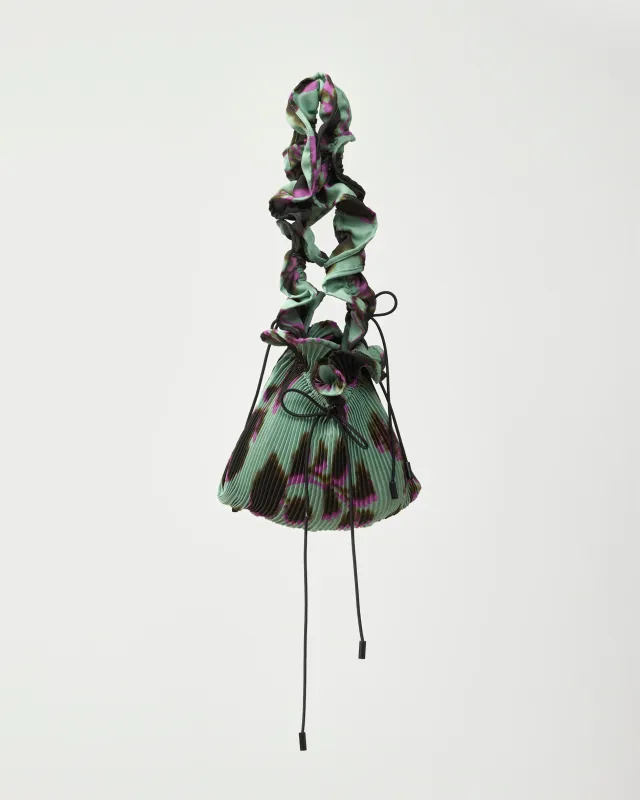 Wanda Pleated Bag in Pepermint Ingrid made by Julia Heuer