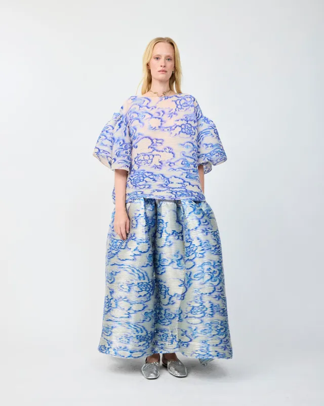 ROBIN HANDPLEATED TOP IN AUGUST made by Julia Heuer