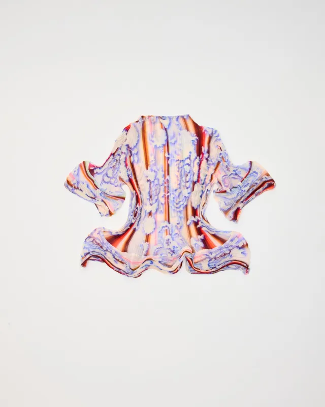 MARTIN PLEATED TOP IN LOTTE made by Julia Heuer
