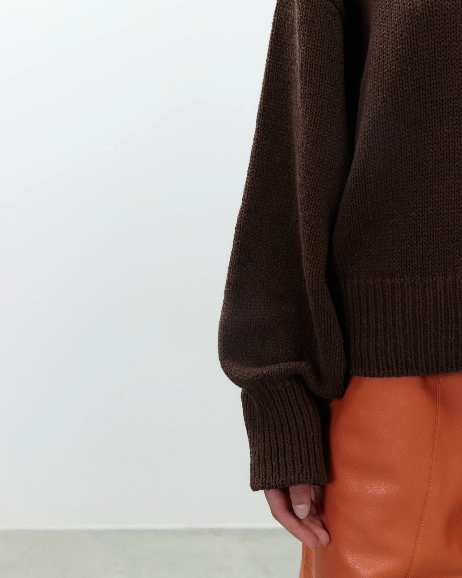 CREW NECK KNIT SWEATER sold by ALYSI product image thumbnail 2