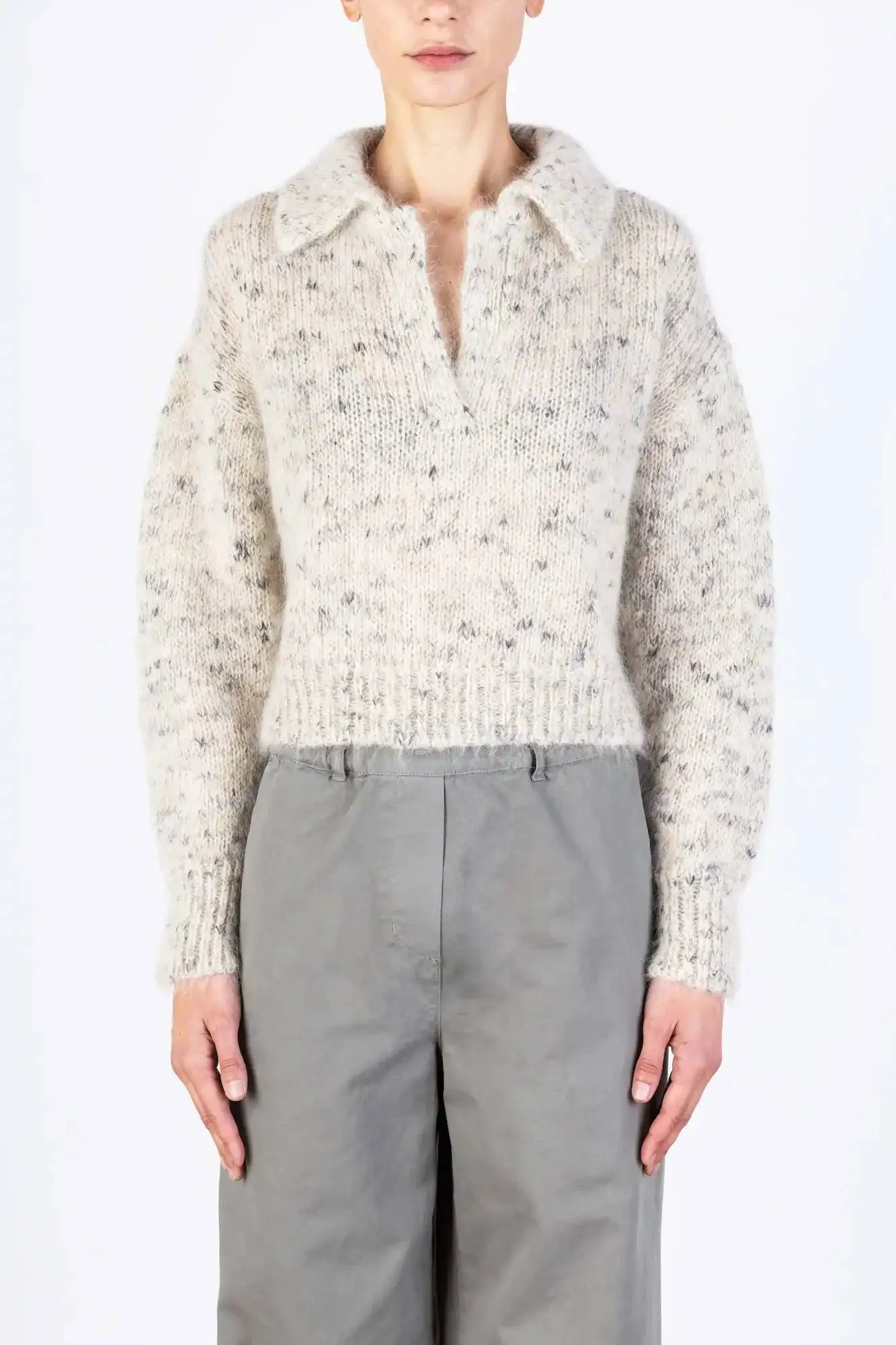 KNITTED POLO SHIRT sold by ALYSI product image thumbnail 2