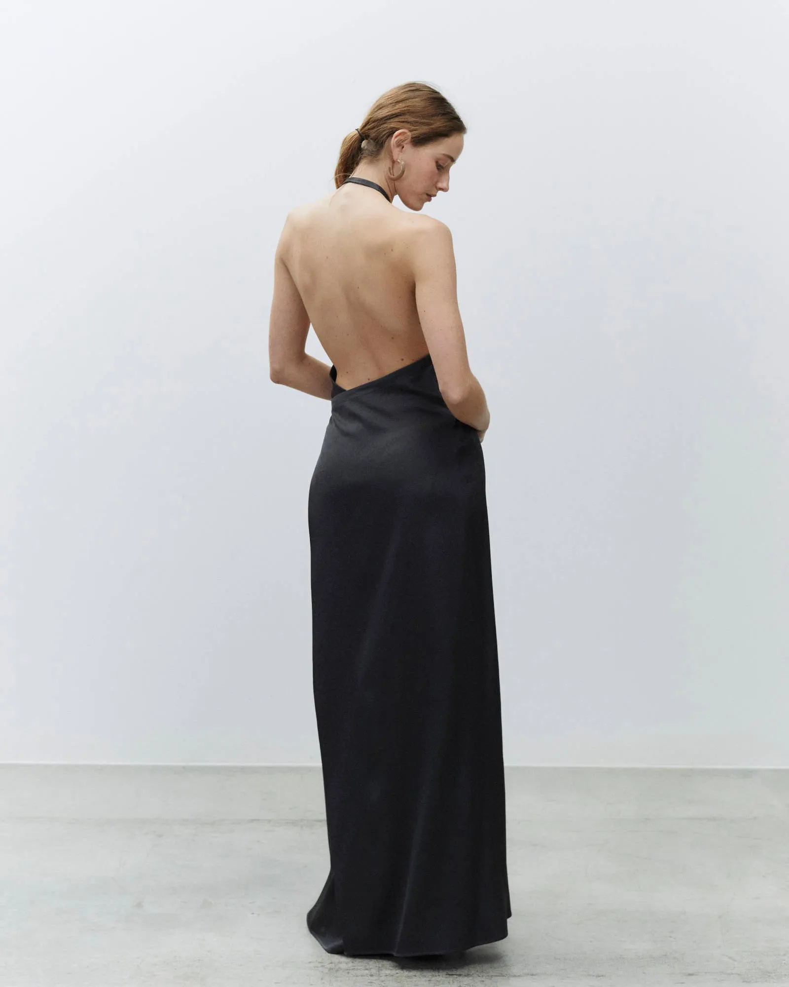 LONG SATIN DRESS sold by ALYSI product image thumbnail 3