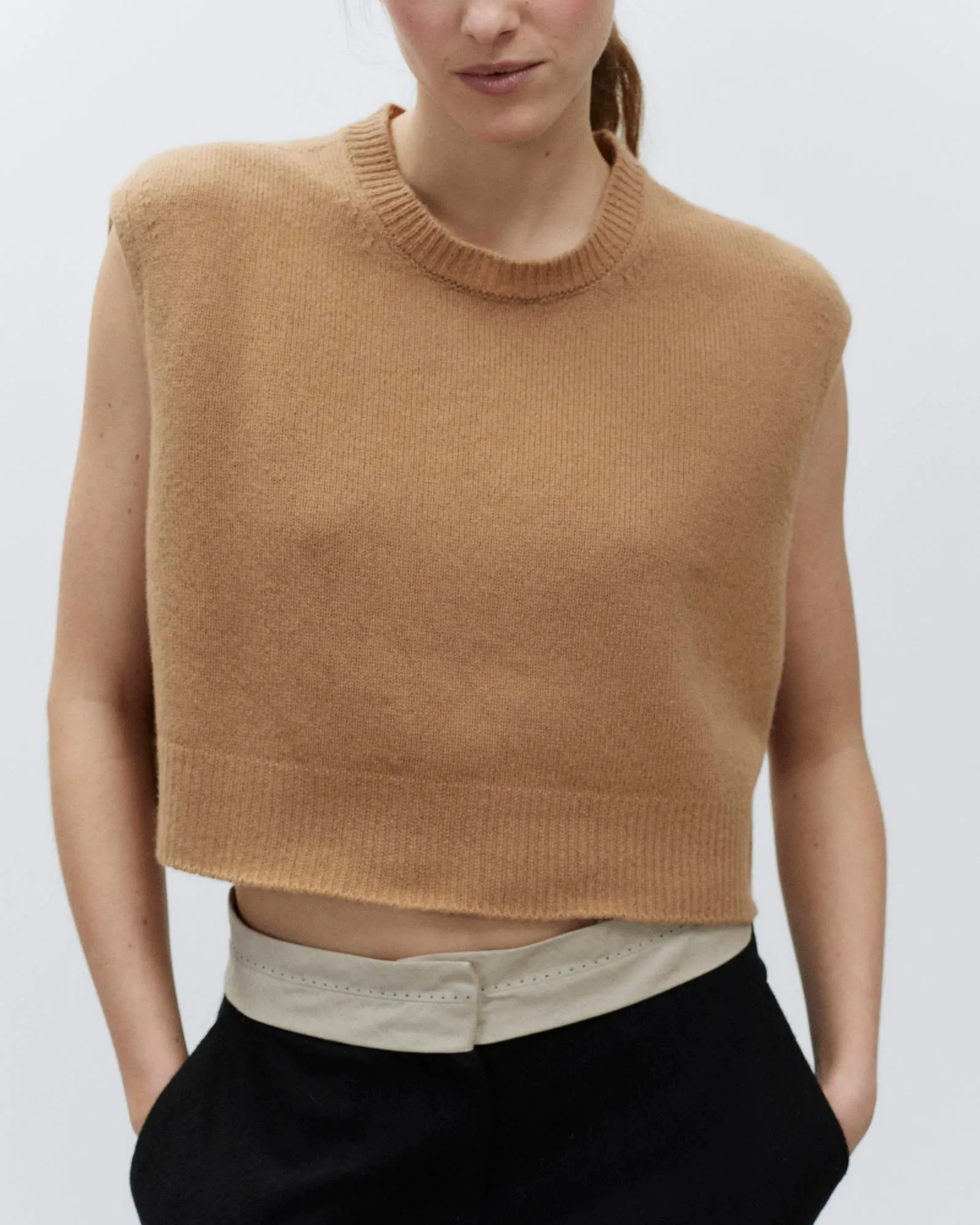 STRAIGHT SOFT WOOL TROUSERS sold by ALYSI product image thumbnail 3