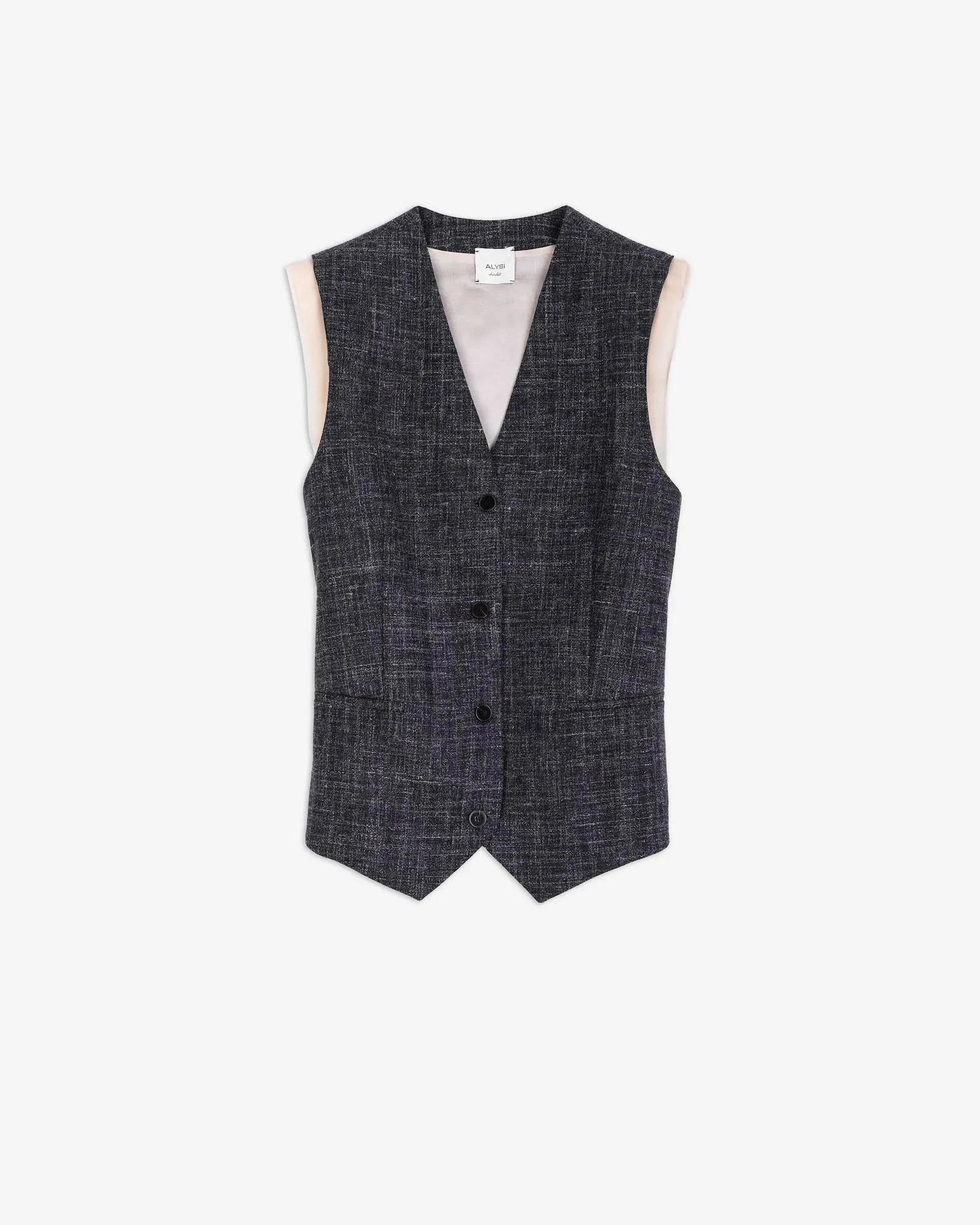 GRANIGLIA WOOL VEST sold by ALYSI product image thumbnail 4