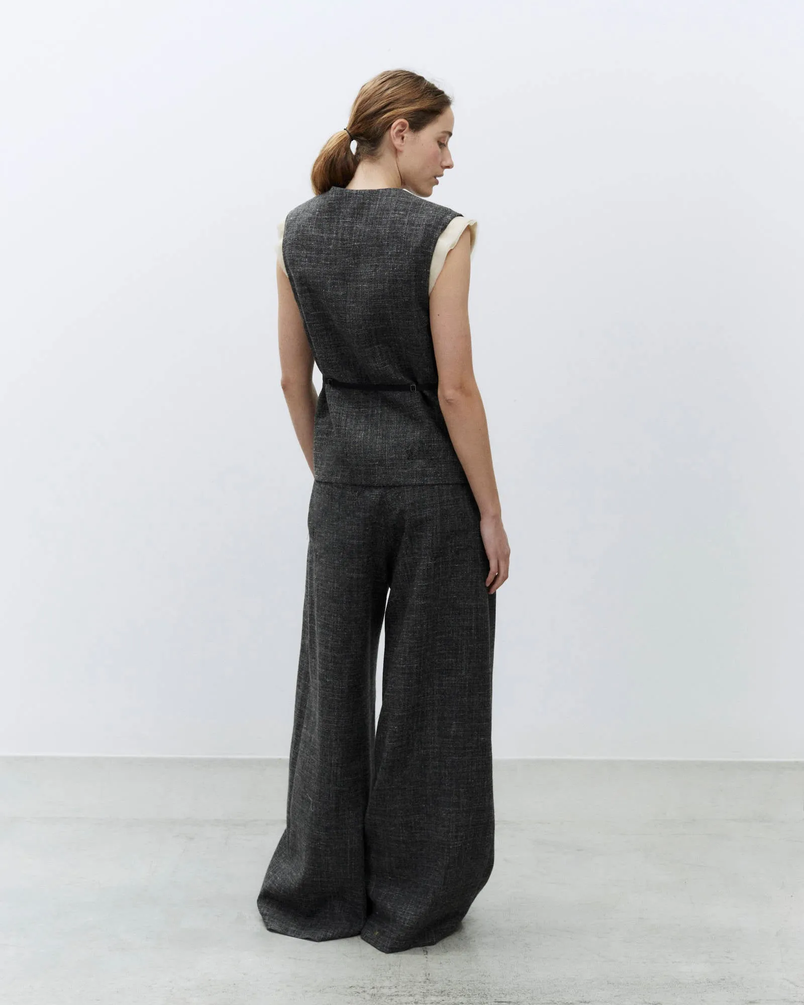 GRANIGLIA WOOL VEST sold by ALYSI product image thumbnail 3