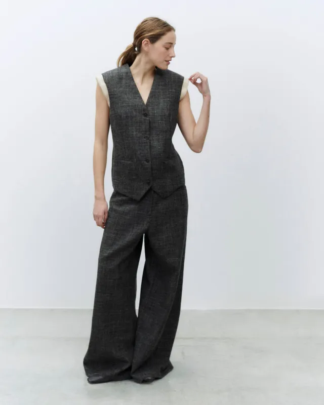 GRANIGLIA WOOL VEST made by ALYSI