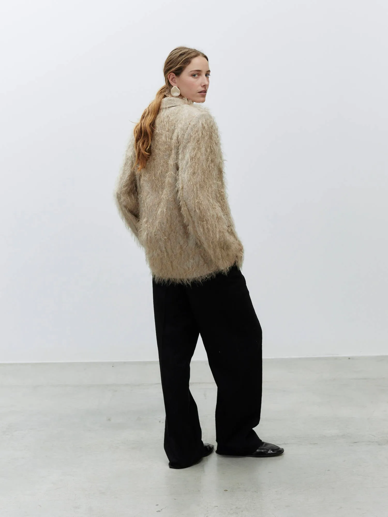 FRINGE BOXY BLAZER sold by ALYSI product image thumbnail 3