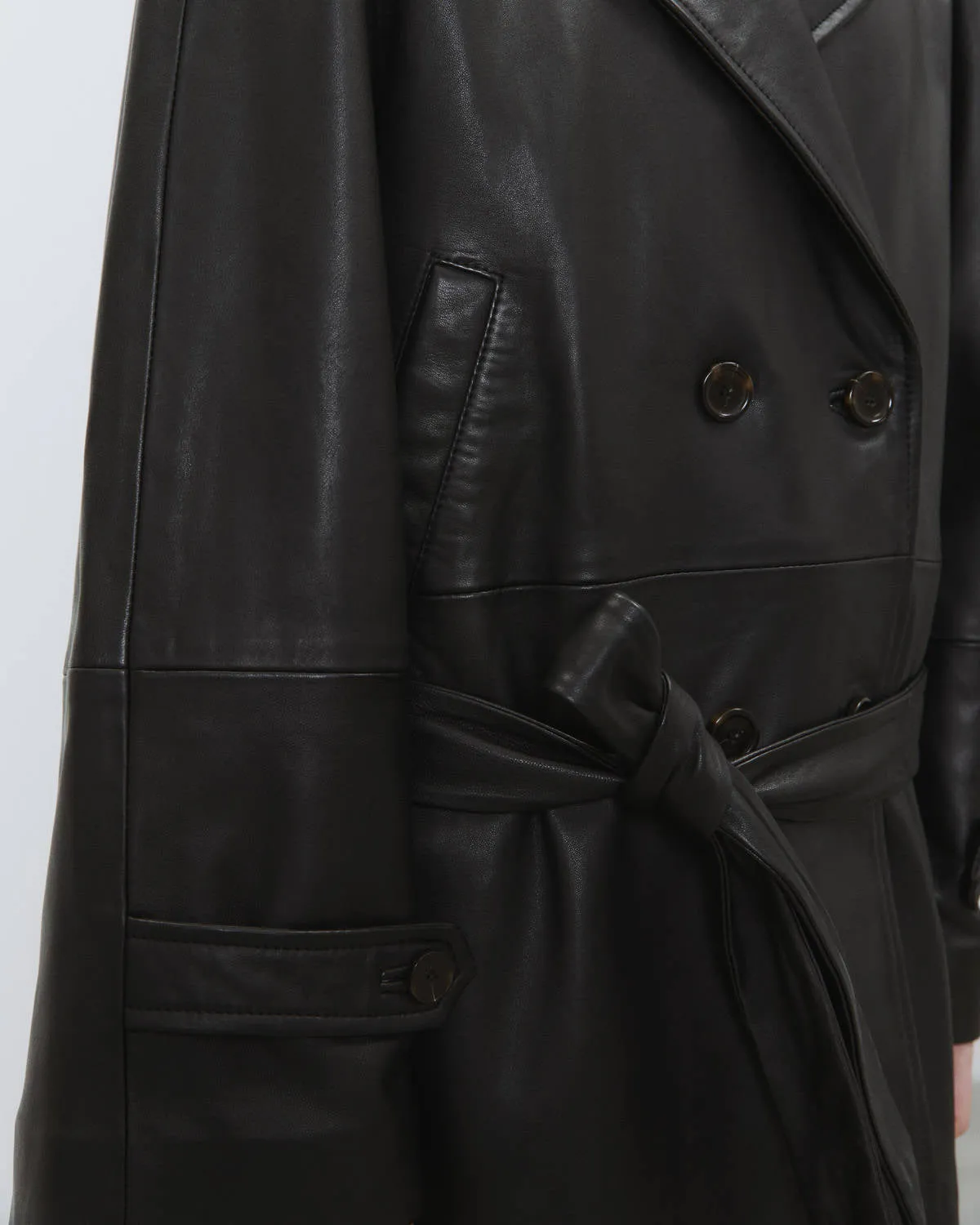LEATHER TRENCH COAT sold by ALYSI product image thumbnail 2