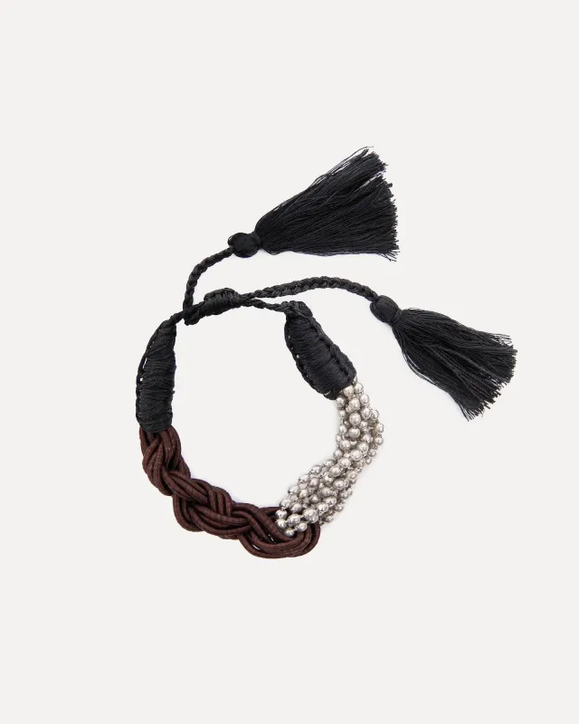 BRAIDED BEADED BRACELET made by ALYSI