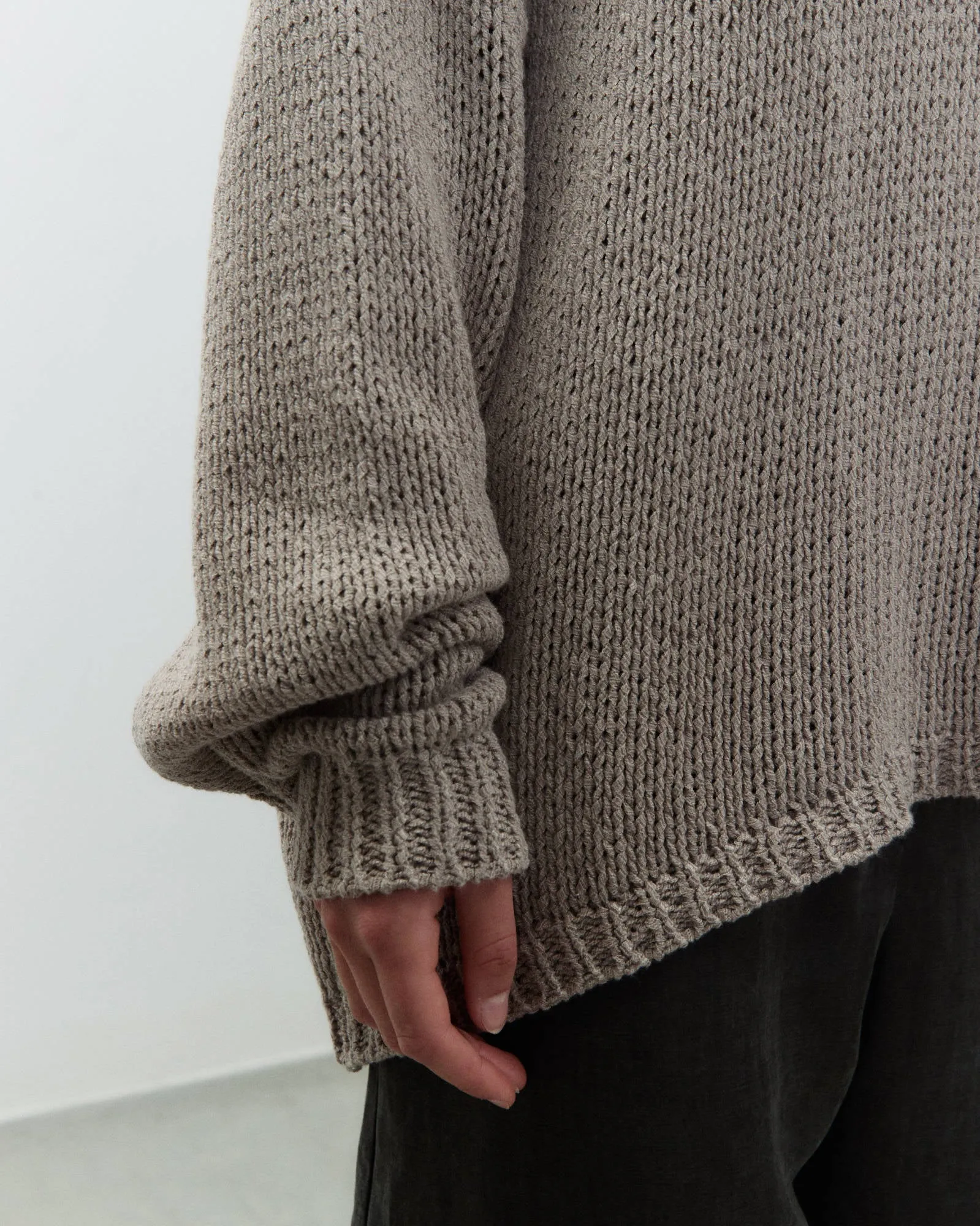 OVERSIZED CREW NECK SWEATER sold by ALYSI product image thumbnail 2