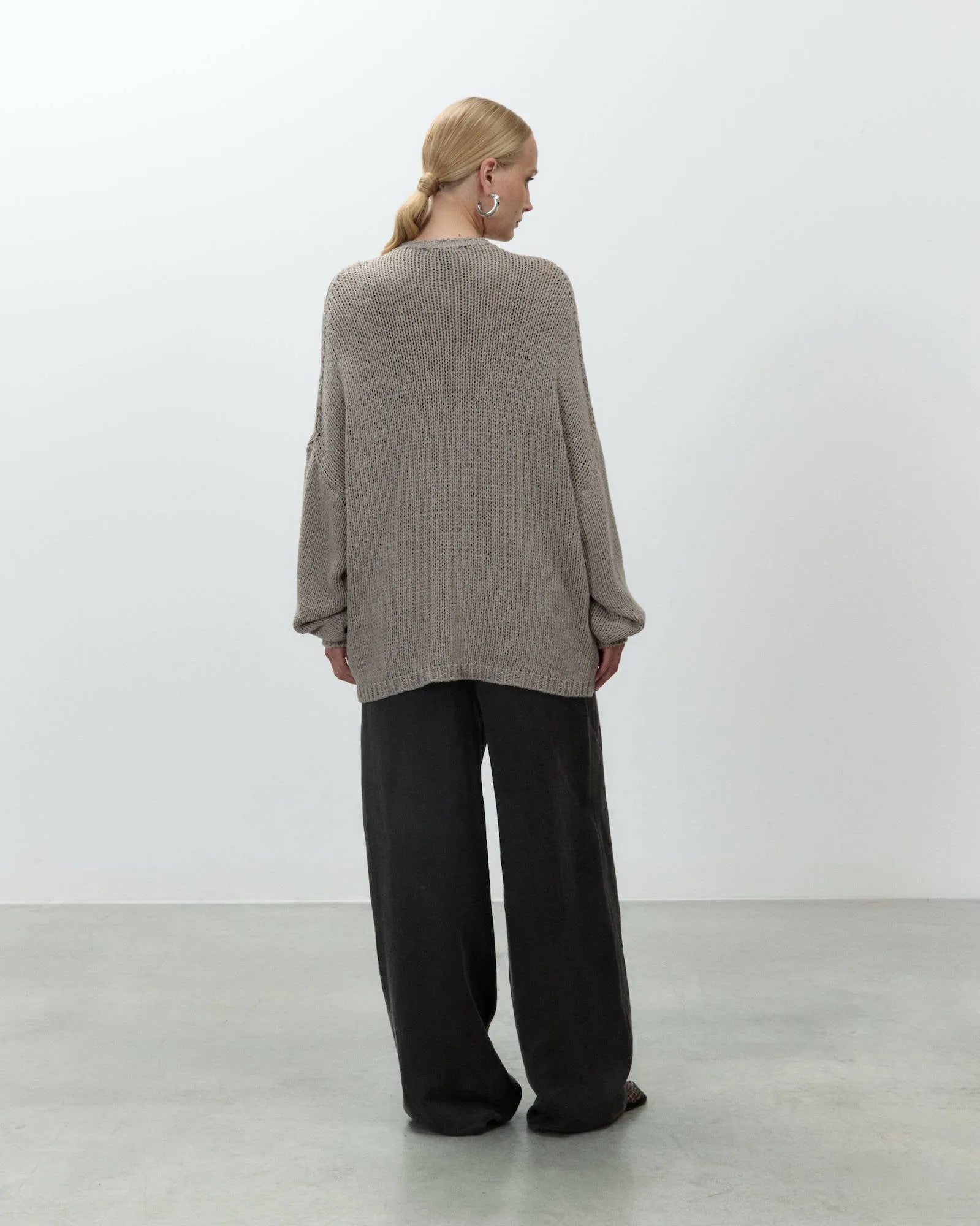 OVERSIZED CREW NECK SWEATER sold by ALYSI product image thumbnail 3