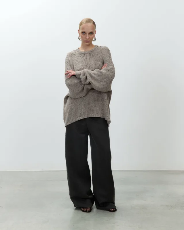 OVERSIZED CREW NECK SWEATER sold by ALYSI