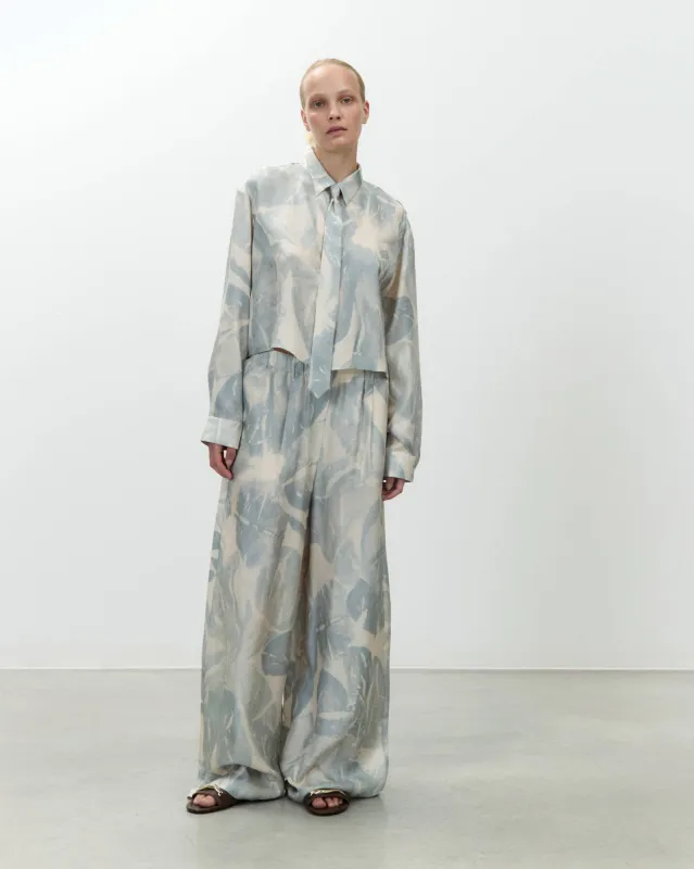 PRINTED SILK TROUSERS made by ALYSI