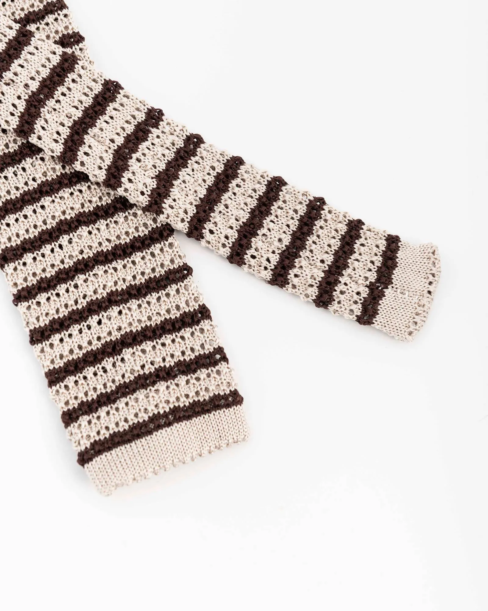 STRIPED KNITTED TIE sold by ALYSI product image thumbnail 2