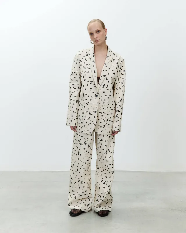 PRINTED LEATHER BLAZER sold by ALYSI