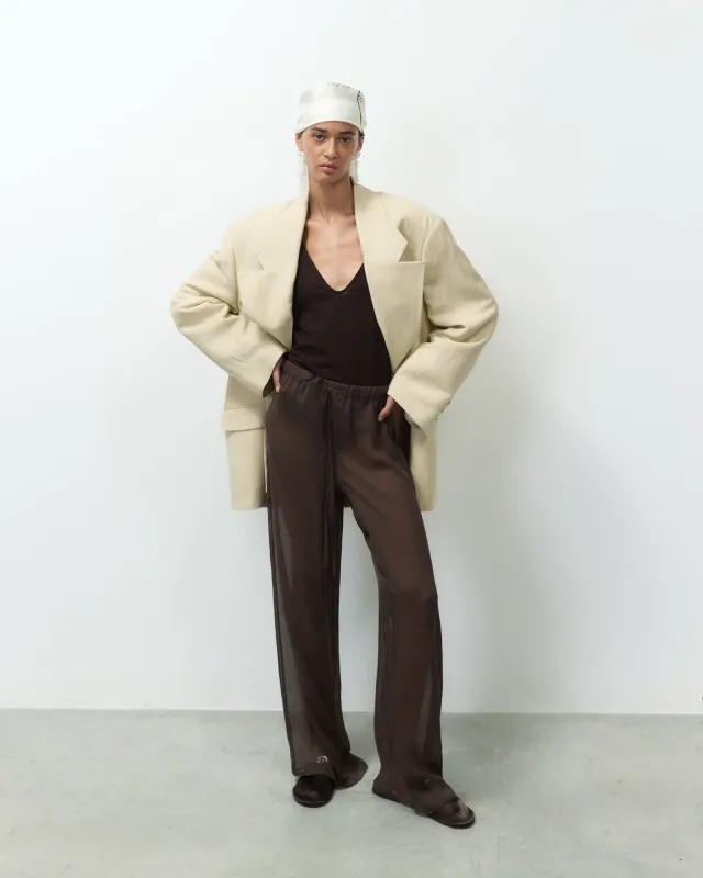 OVERSIZED LINEN BLAZER made by ALYSI