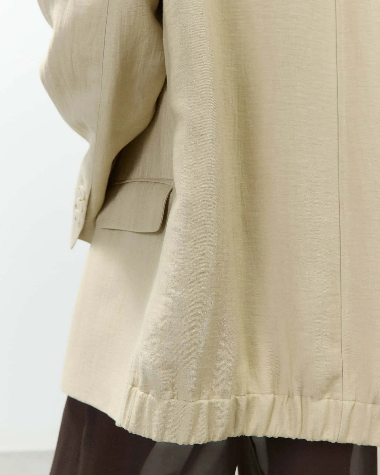 OVERSIZED LINEN BLAZER sold by ALYSI product image thumbnail 5